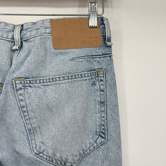 rag & bone Fairfield Engineer Jeans Light Wash Cotton Women's 25 Light Wash - Picture 4 of 11